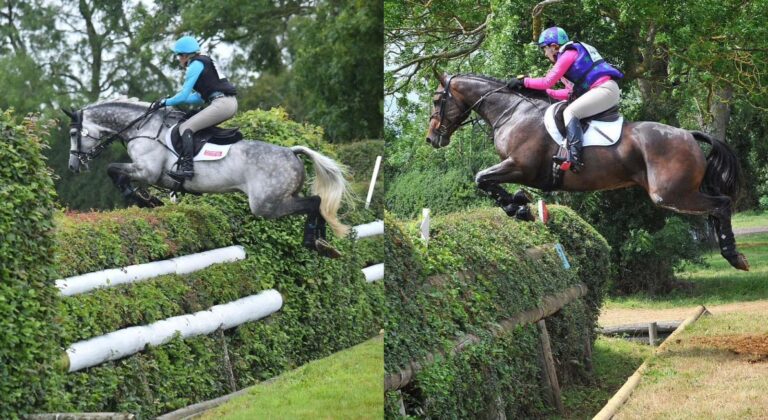 Sire & dam jumping the same fence several years apart